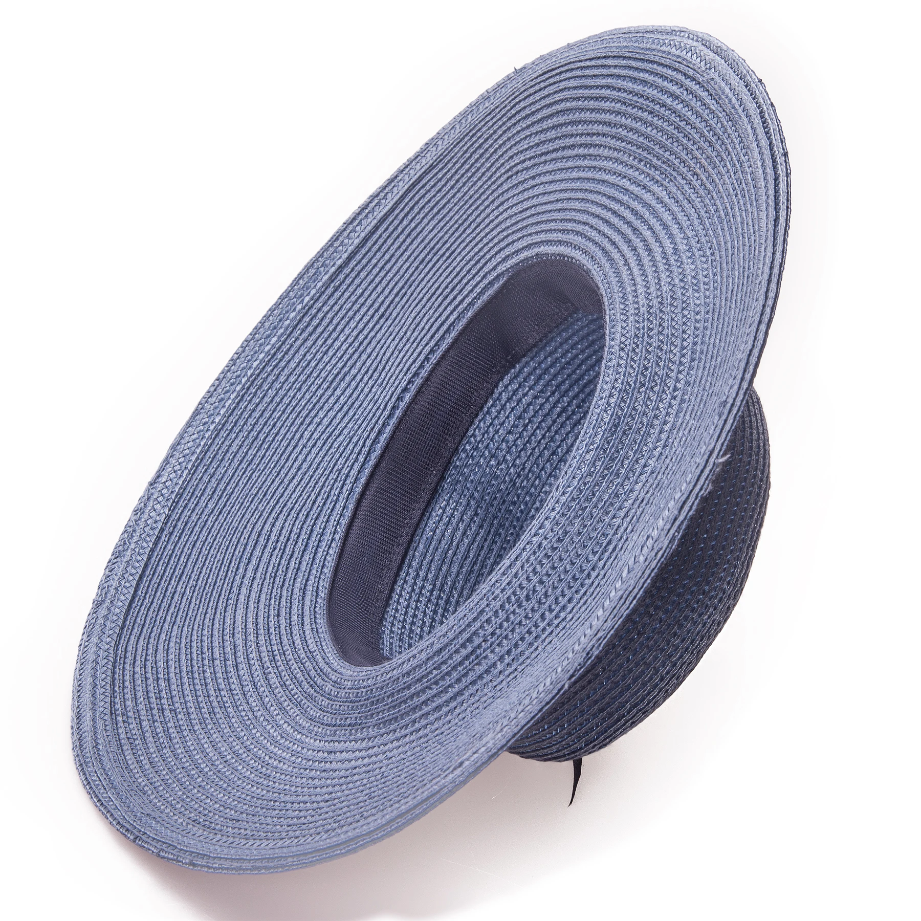 Lawliet Womens Polypropylene Straw Plain Wide Brim Hat Boater Kentucky Derby Ascot Race Day Hats A594
