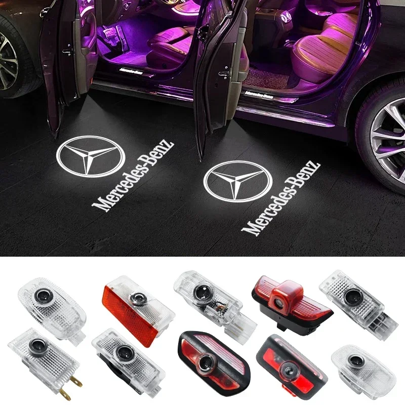 

Mercedes Benz W206 W214 W215 X204 R172 W204 W240 W222 W223 Projection Welcome Light Car Decoration Door Light
