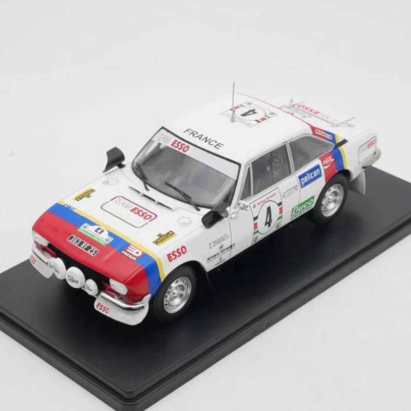 IXO 1:24 504 V6 Coupe WRC 1978 modelo de coche de rally de aleación colección estática decorado regalos de vacaciones Juguetes