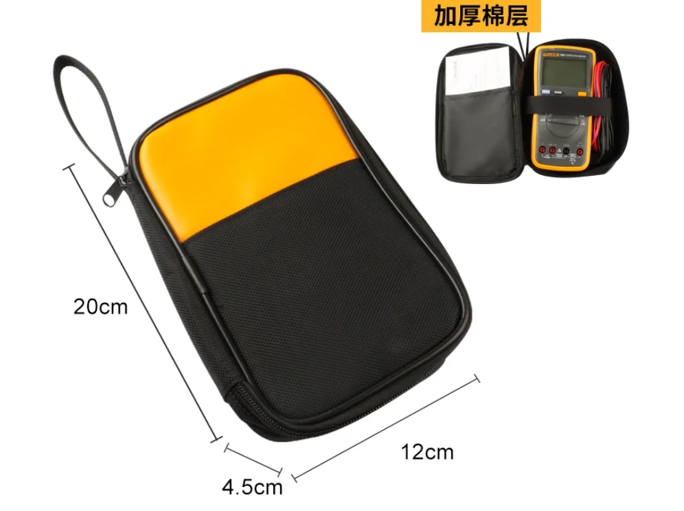 

T6-1000 PRO Electrical Tester Clamp Ammeters 1000V AC/DC True RMS Fork Meter with Soft Case