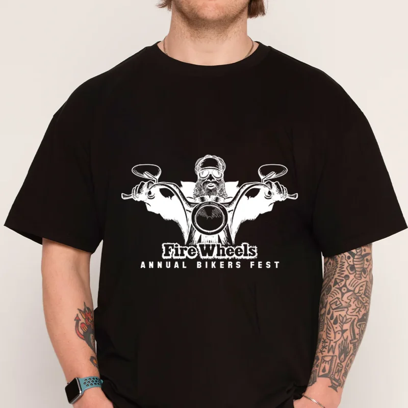 

Motorcycle Festival T-shirt New Fashion Cotton Men Short Sleeve Printing O-Neck Casual T Shirt