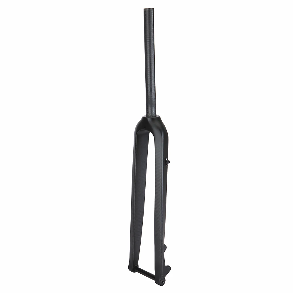 3k Textur T800 Carbonfaser Offroad-Fahrrad Starrgabel Vordere Mountainbike-Gabel mit Steckachse und Scheibenbremse Vorderer Offset 45mm 15*100mm – Detail 12