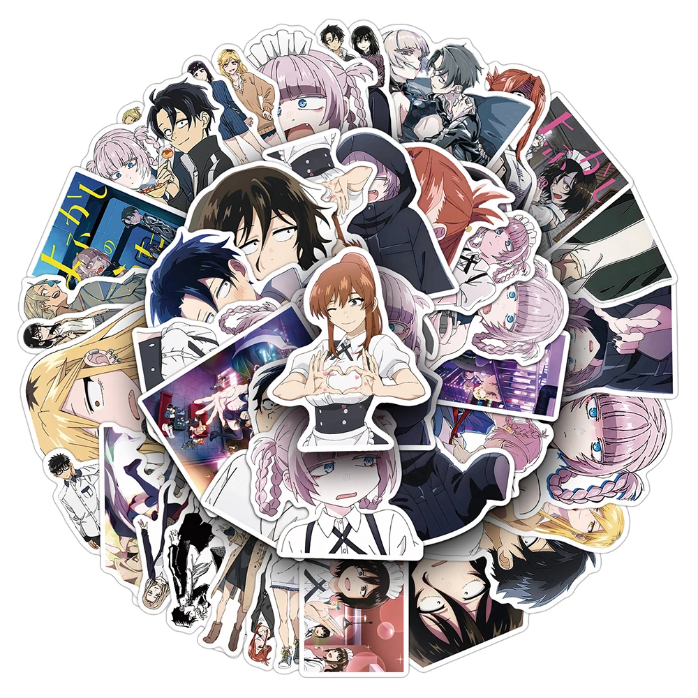 

10/30/50PCS Call Of The Night Anime Graffiti Stickers for Kids Kou Nazuna Decals Toys Waterproof DIY Laptop Skateboard Phone