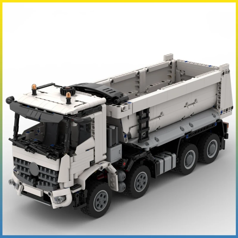 

NEW 1483PCS MOC Arocs 8x4 Engineering Tipper Truck Trailer Model DIY Creative Ideas Child Toy Christmas Gift Technology Blocks