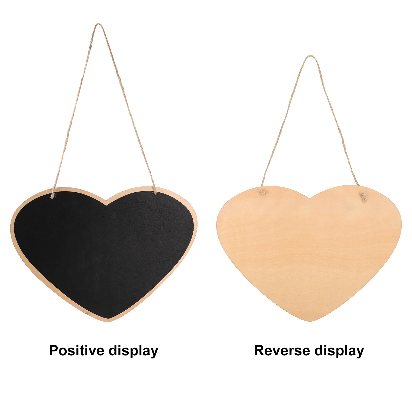 علامة سبورة خشبية مزدوجة الجوانب معلقة على شكل سبورة لعيد الميلاد وأعياد الميلاد والهالوين هدية صغيرة