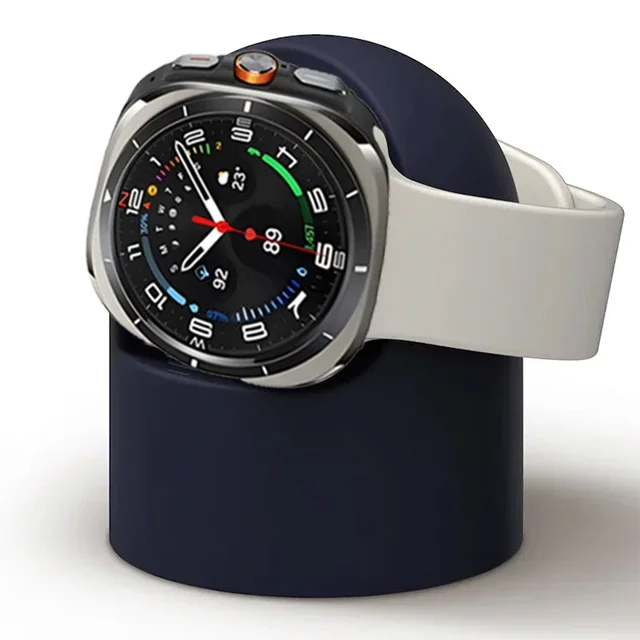 Silicone Charging Bracket For Samsung Galaxy Watch Ultra 47mm Charger Stand Convenient Galaxy Watch 8 Ultra Charger Storage Seat