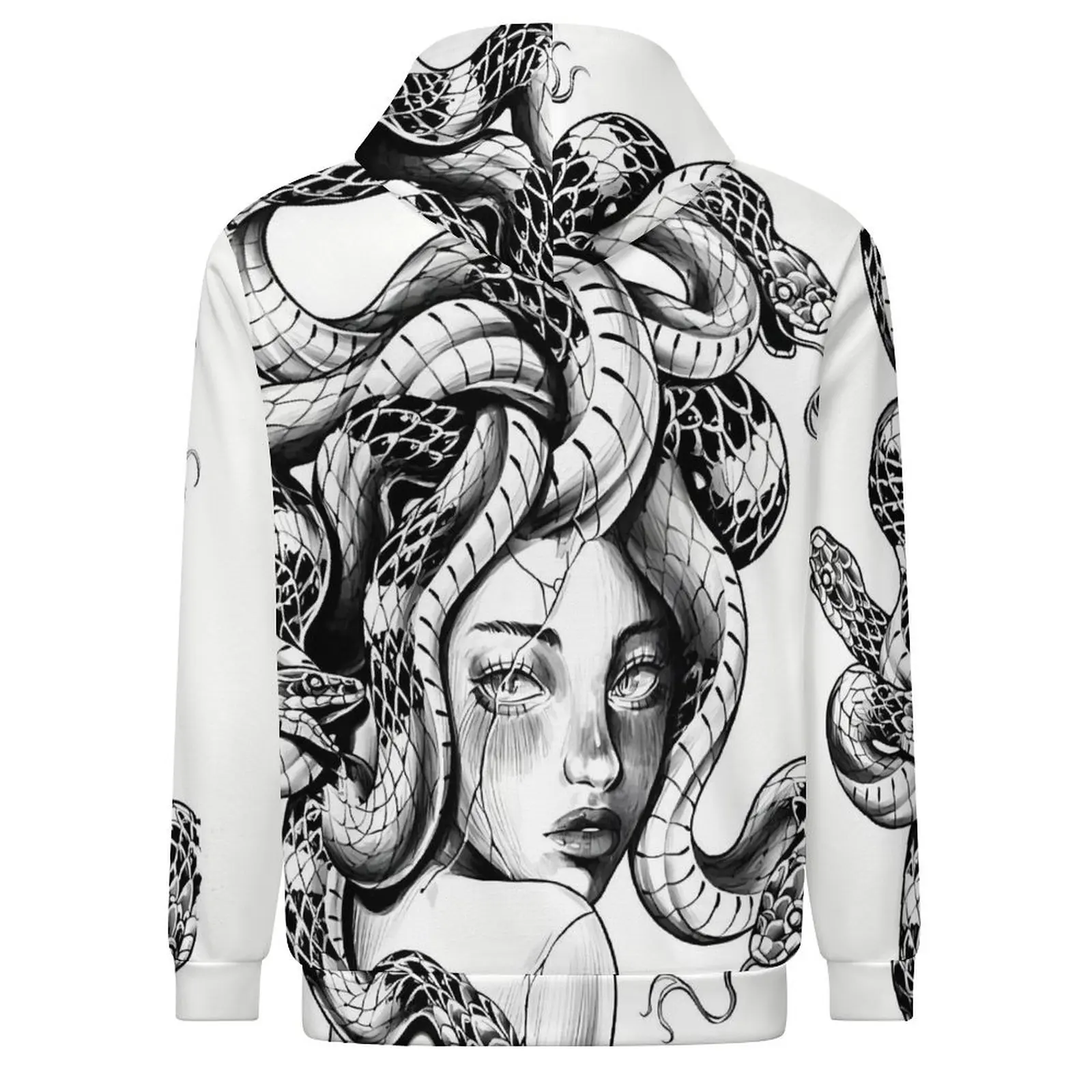 Stick Figure Medusa 3D Printed Individual Sweatshirt For Men Women Autumn Casual Original Creative Oversized Sweatshirt Clothing