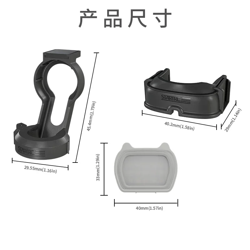 Magnetisches Fülllicht-Set, Weiß + Warm + Weiches Licht, 3 Modi, Kamera-Fülllicht mit Einzel- und Doppelklammern für DJI Pocket 3