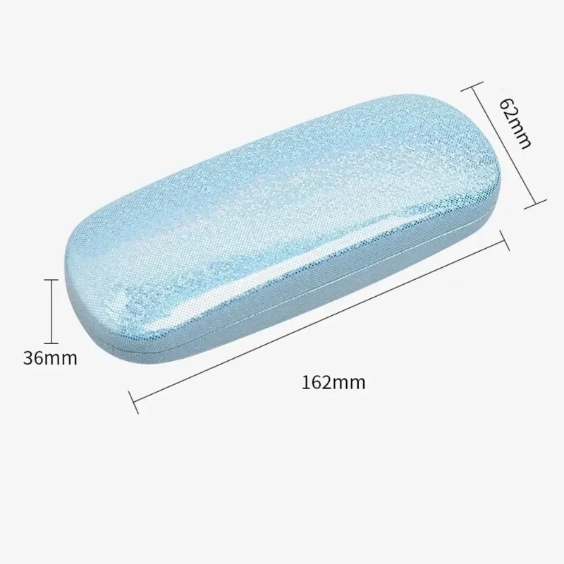 Simple Fashion PU Pearlescent Men Women Storage Box Reading Glasses Case Sunglasses Box Eyewear Protector Очки Lentes Lunette