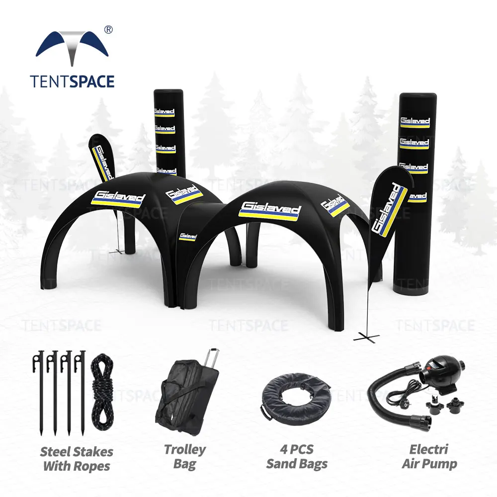 

Высококачественный надувной шатер для мероприятий, надувные палатки для водных видов спорта, комплект для мероприятий с надувными колоннами и столом