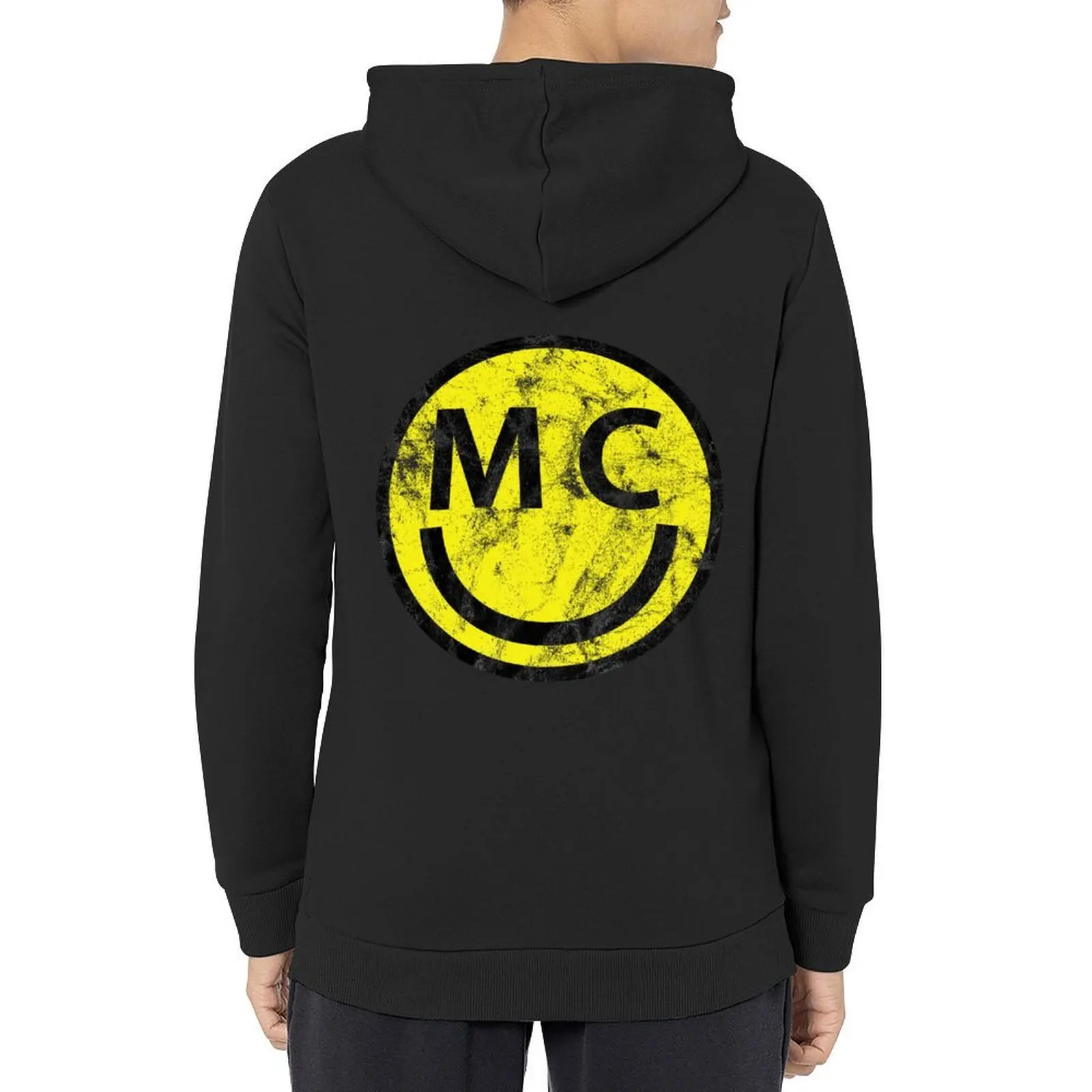 

Distressed MC logo Hoodie men clothing men's winter sweater men's sweat-shirt men's sweat-shirt set tracksuit