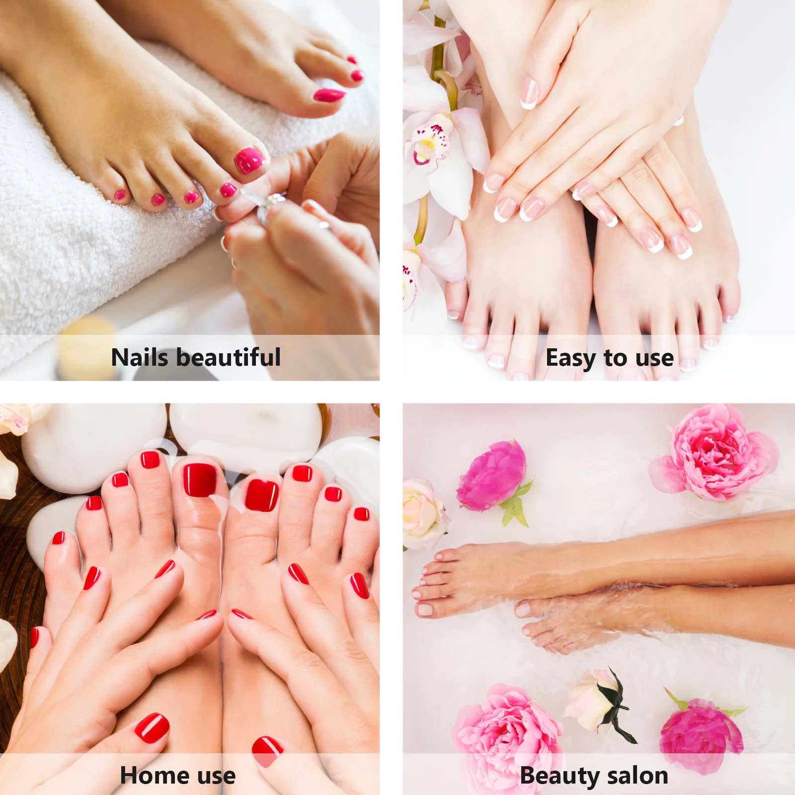 

8 Pcs Tool Tools Manicure Toe Separator Nail Art Silicone Practice Separators Spacer