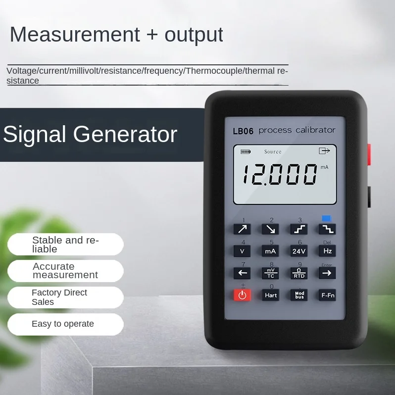 

4-20mA Signal Generator/0-10V/mV/Thermocouple/Signal Source Calibration LB06