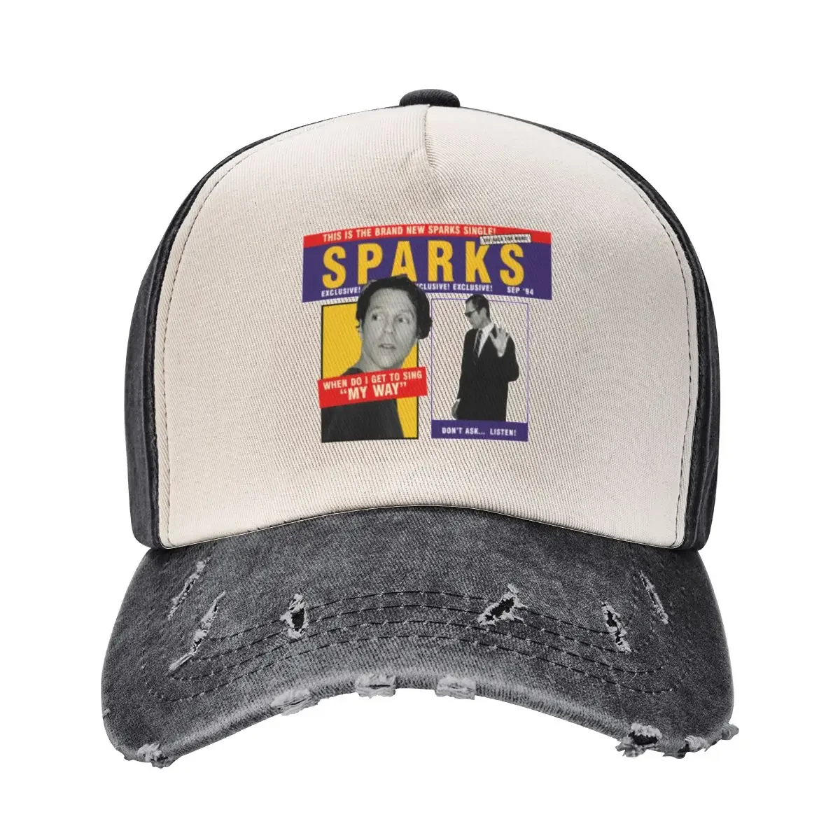 SPARKS - WHEN DO I GET TO SING 'MY WAY' Baseball Cap Christmas Hat Bobble Hat Vintage Streetwear Women's Hats Men's