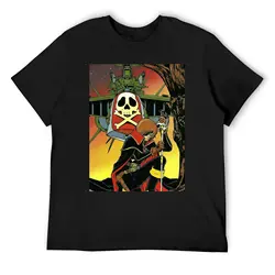 Albator The Space Corsair Pirate Cartoon Captain Harlock T Shirts Men Women's CottonT-Shirts O Neck Tees Short Sleeve Clothing