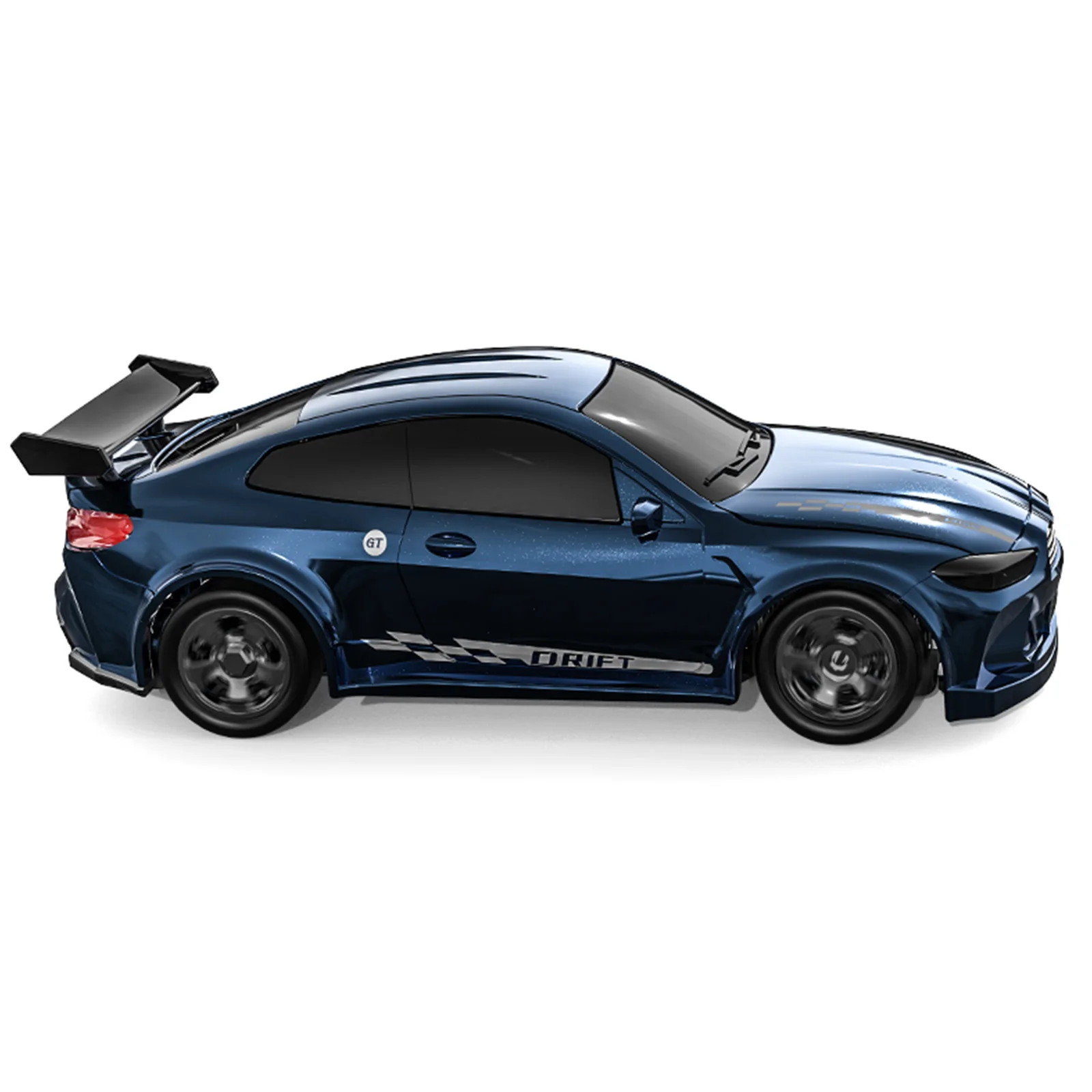 Carro de deriva RC 4WD em escala 1:64 - Mini carro de corrida com controle remoto, veículo de deriva de mesa recarregável para adultos (presente de Natal)