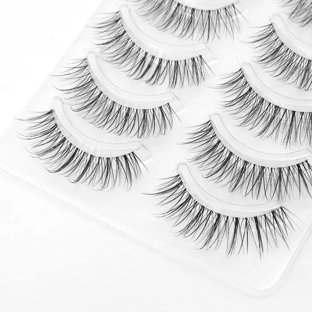 Faux Mink ขนตาปลอม Handcrafted 3D Volume Eye Lashes ปุยธรรมชาติยาว Natural Lashes Eyelash Extension