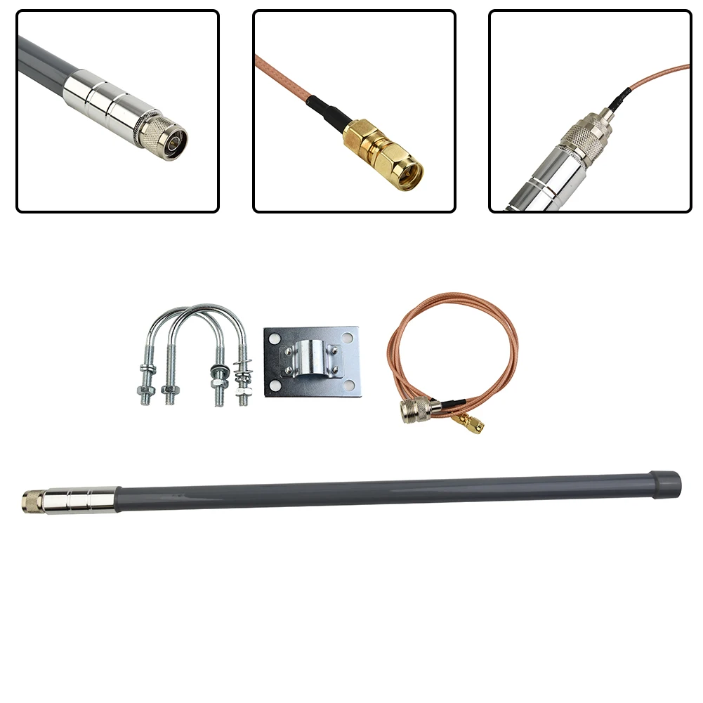 Antenna 12 Dbi Securing Clip 1meter Low Loss Cable RAK Wireless Aerial Helium Sensecap HNT 868Mhz 915Mhz Waterproof