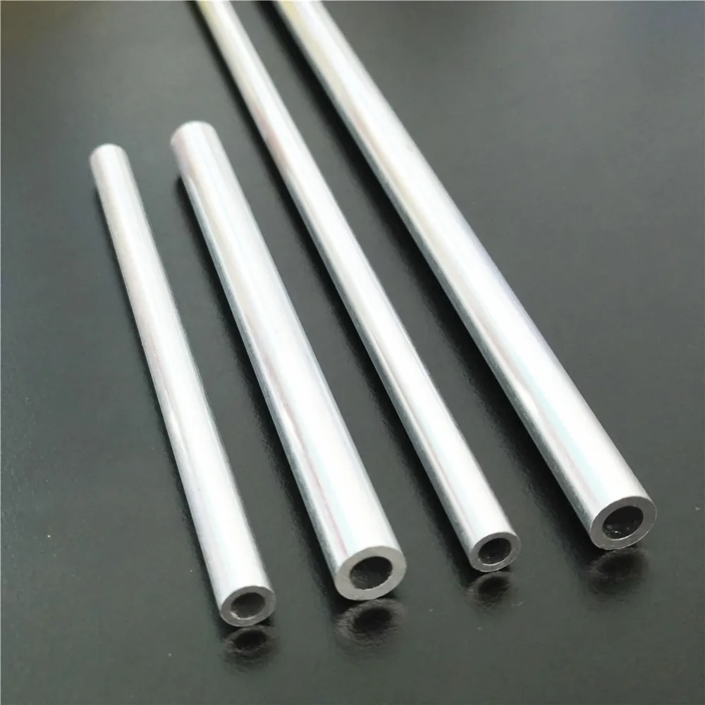 

Length 100/200mm 4*6mm 5*8mm Aluminum Pipe Metal Hollow Circular Tube For Transmission Shaft Aircraft DIY Model DropShipping