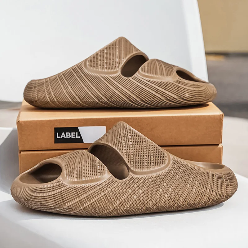 Heren clogs, antislip platte schoenen voor thuis en strand_voghion.com
