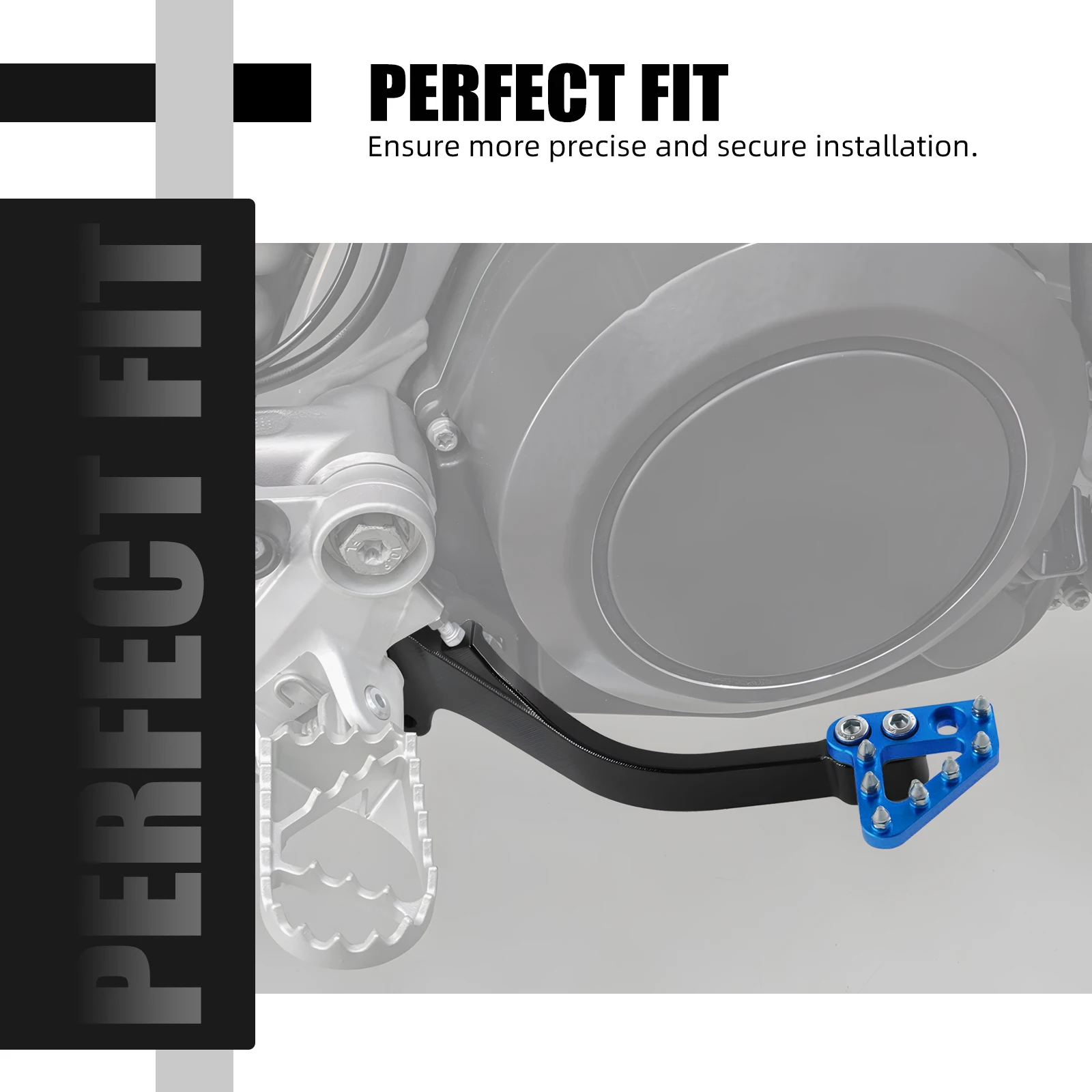 (EU-Lager) NICECNC Für Husqvarna 701 Enduro /Supermoto KTM 690 Enduro R 690 SMC R 2019-2024 Fußbremspedalhebel Fußrasten-Set – Detail 12