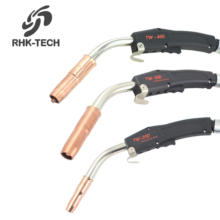 RHK TECH OEM Custom Adaptor TW200 TW300 TW400 9.8FT/13.1FT/19.6FT MIG Weld  Cooled MIG Welding Torch