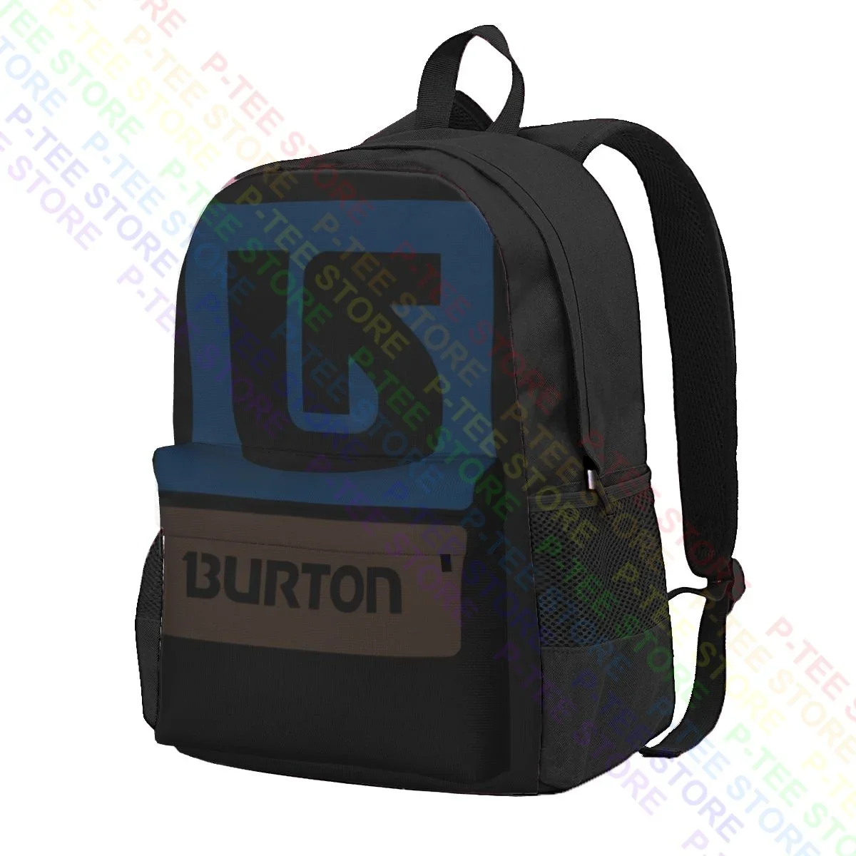 Burton Snowboards Logo Crew Large Capacity Backpack Cute Portable Shopping Bag Riding Backpack