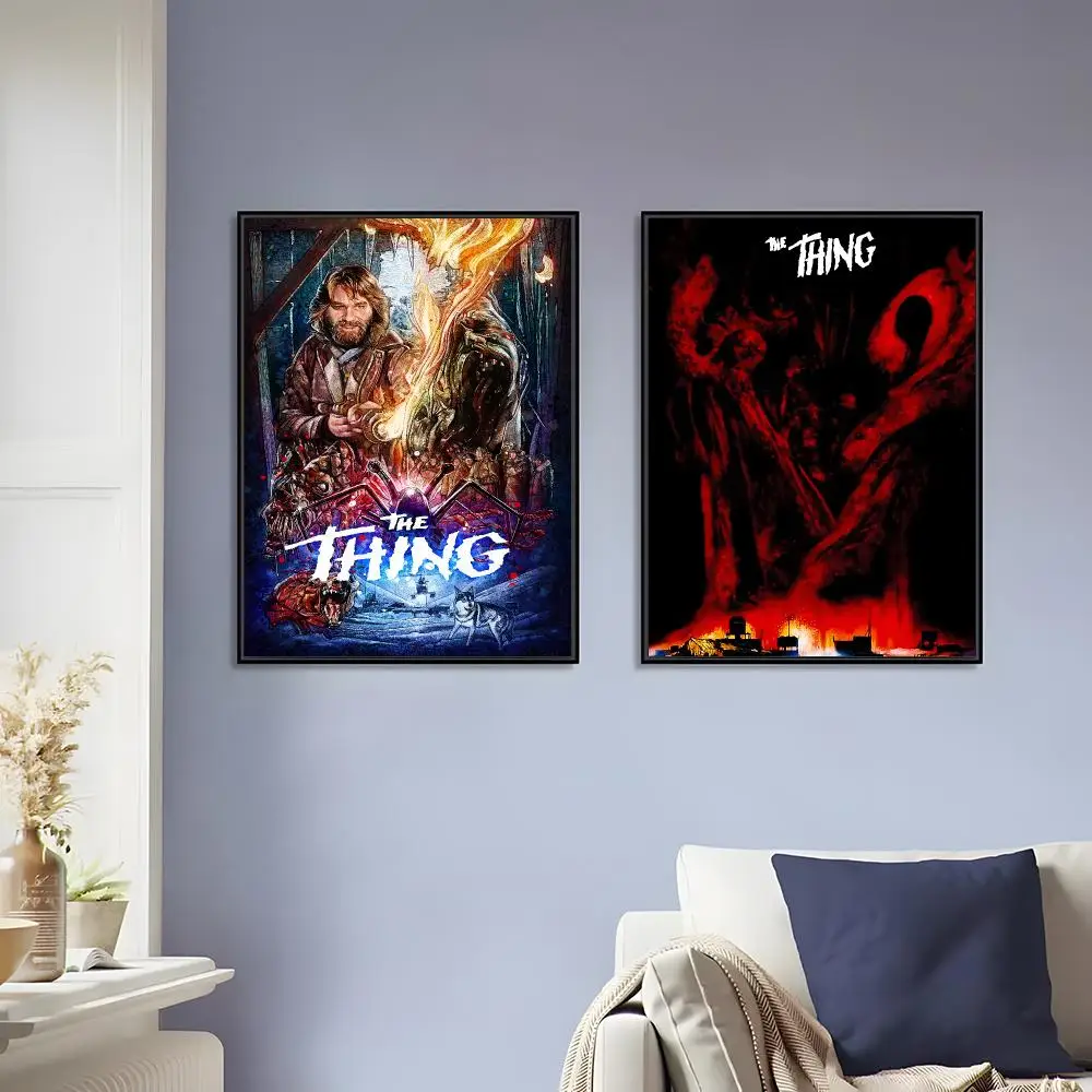 Movie The T-Thing 1982 Painting Calligraphy Canvas Painting Art For Bathroom, Living Room Home Wall Decor Picture