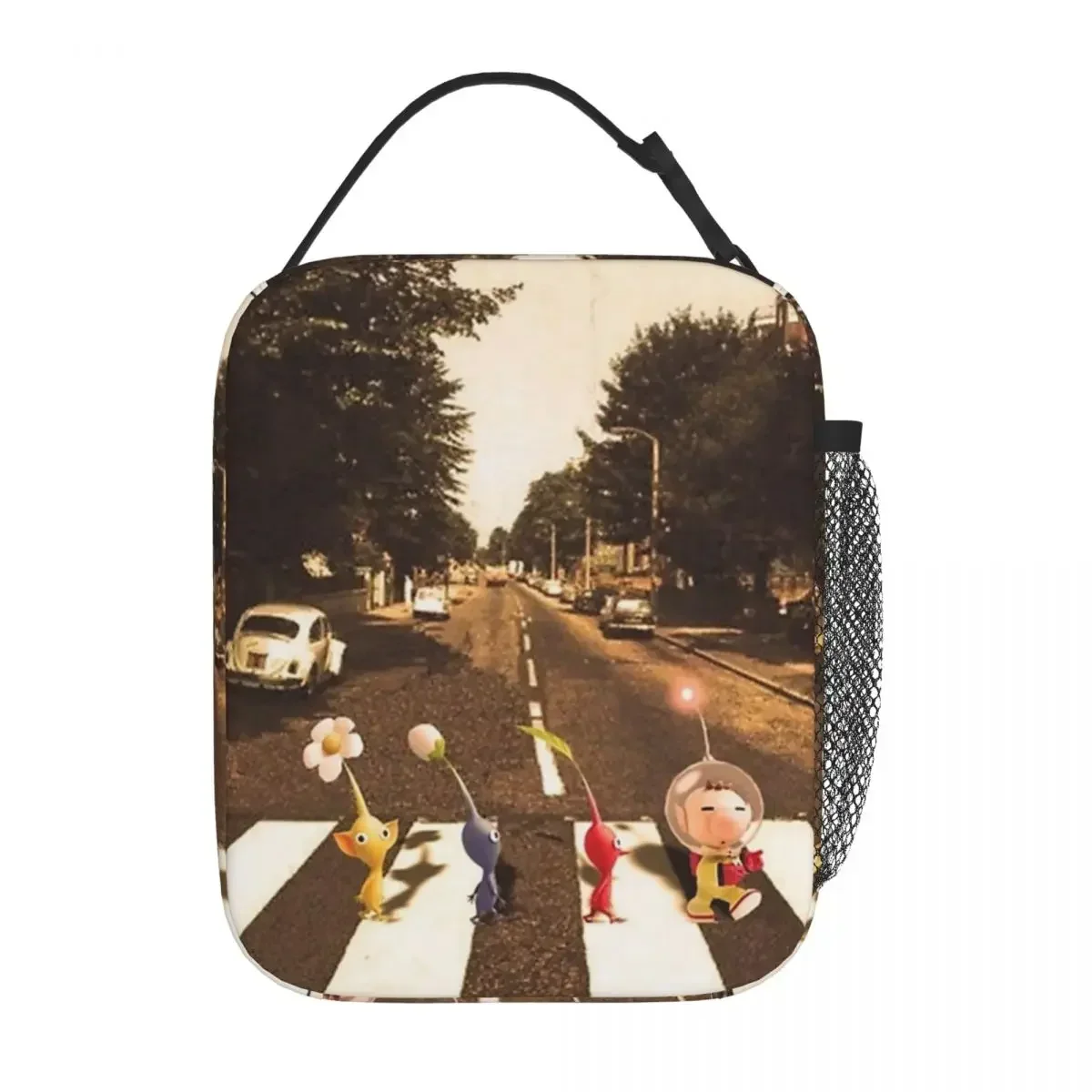 Pikmin Abby Road Thermal Insulated Lunch Bags for Picnic Funny Video Game Portable Food Bag Men Women Thermal Cooler Lunch Box