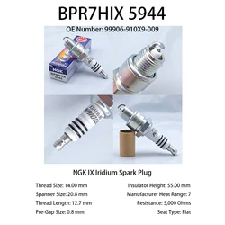 1pcs Original NGK Iridium Spark Plug BPR7HIX 5944 Suitable For BWS 100 SR500 BSM etc