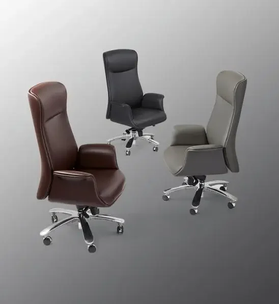 Luxury Foshan Factory Direct Selling Leather Office Chair Or Boss Chair