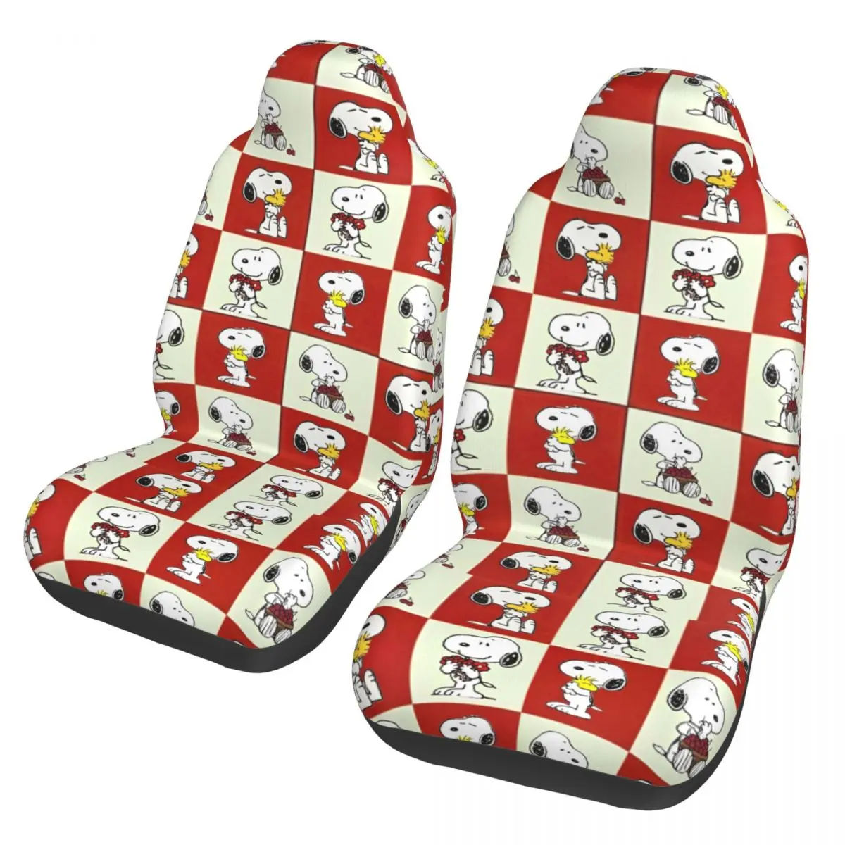 

Snoopys Cartoon Dog Car Seat Cover High Quality Seat Covers Set Of 2 Universal Fit for Trucks Cars Sedans