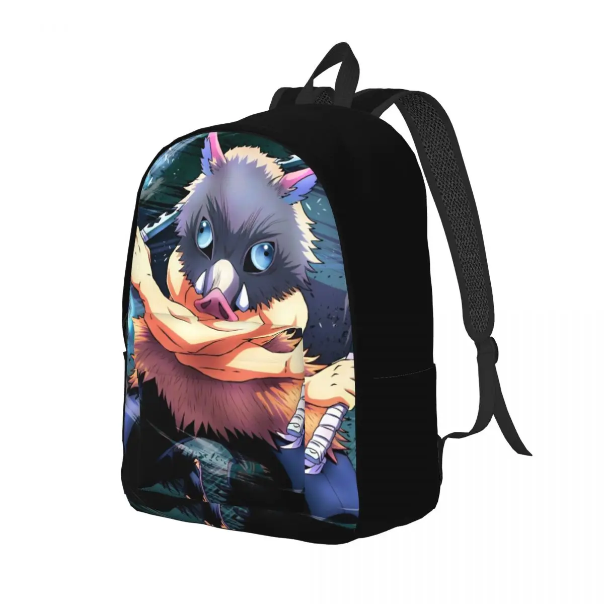 Sword Maniac Inosuke zaino per ragazzo ragazza bambini studente scuola Bookbag Demon Slayer tela Daypack scuola materna borsa primaria