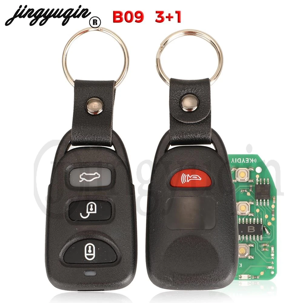 

jingyuqin B09 for KD-X2 KD900 Mini KD Car Key Remote Generator B09-4 Universal B Series KD Remote 4 Buttons