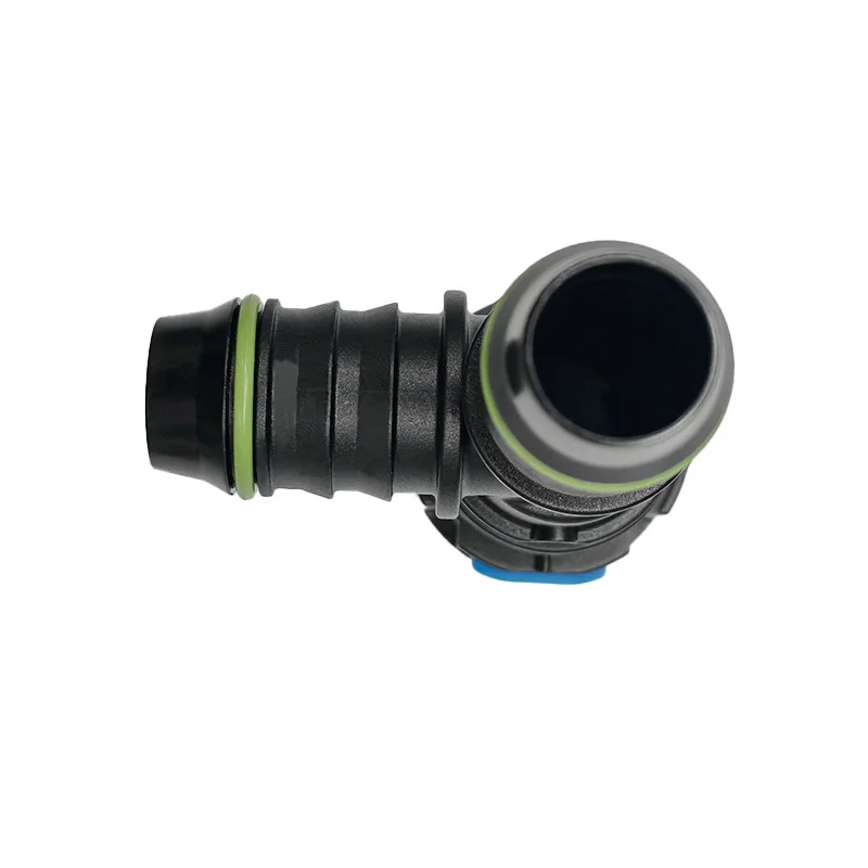 15.82mm ID14 fuel line quick connector Tee connector black color plastic auto fittings for car for German car 1pc