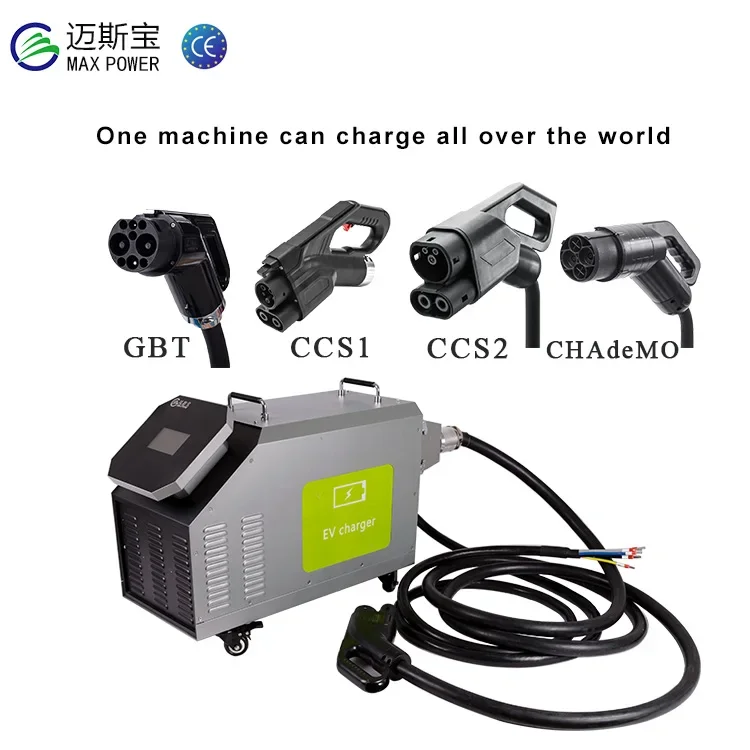 Charging Station For Electrical CarvDC 30KW GBT Solar EV Charger Portable Ev Charger Manufacturers