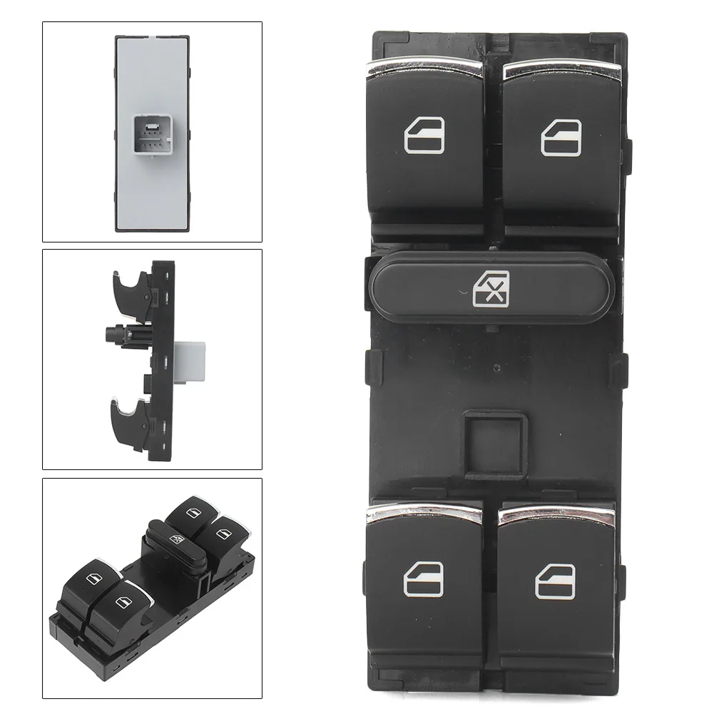 Electric Master Driver Side Power Window Switch For VW Passat Jetta Golf Tiguan TOURAN Rabbit Seat ALTEA IBIZA etc 3C8959857