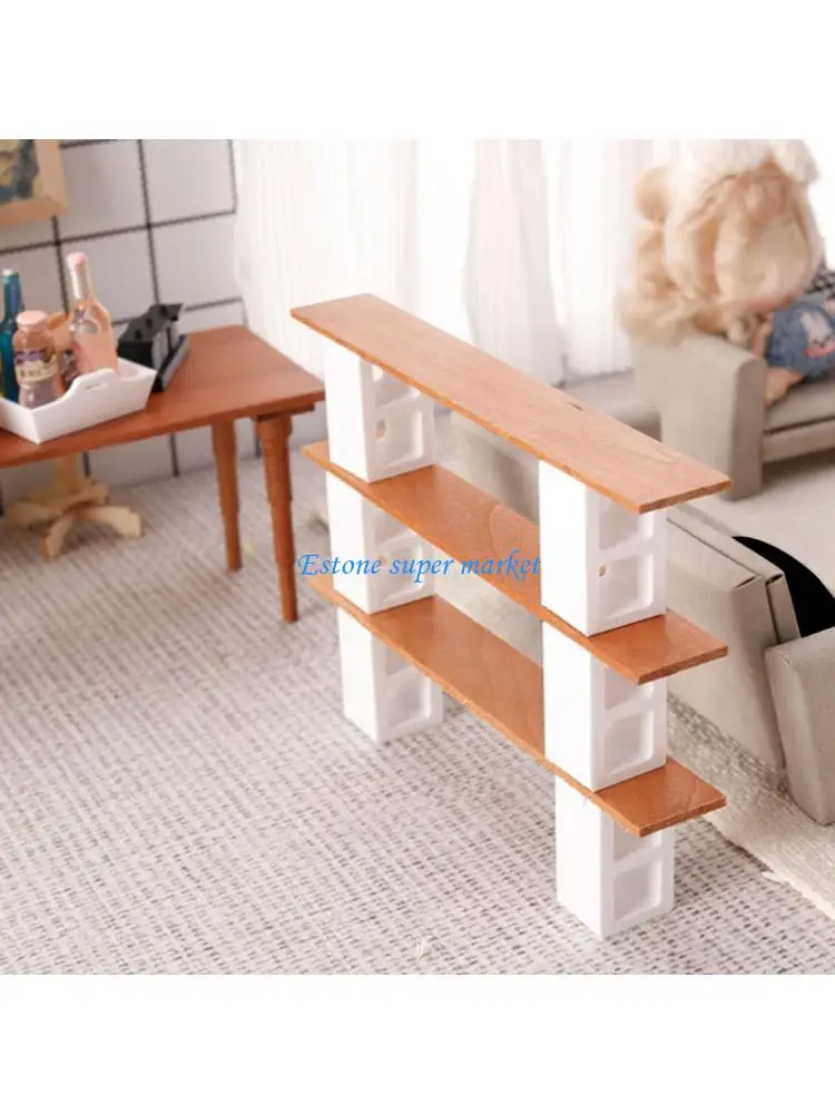 090B DIY Miniature Wooden Dollhouses Furniture Cabinet Craft For Creating Realistic Bedroom Kitchen Scene Model Home Decors