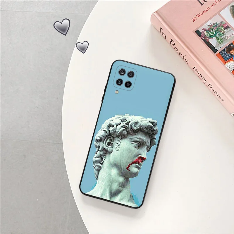 Phone Cases for Samsung A32 A73 A72 A71 A54 A53 A52 A51 A42 A41 A34 A33 A24 A23 A22 A14 A13 Michelangelo Medusa David Statue Art