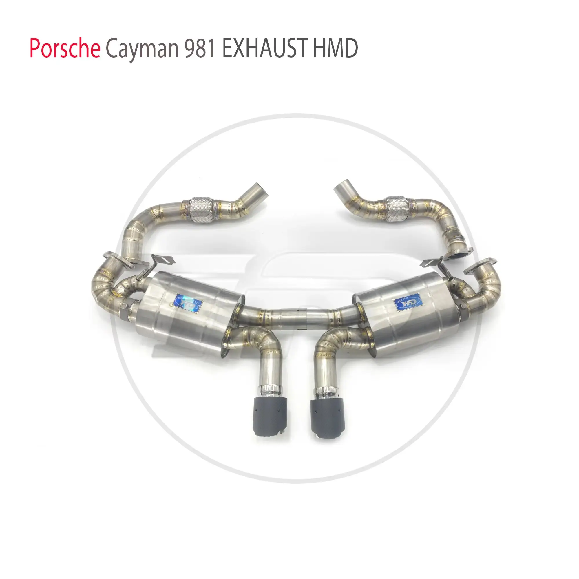 

HMD Titanium Alloy Exhaust System Performance Catback And Manifold For Porsche Cayman Boxster 981 Headers With Catalyst