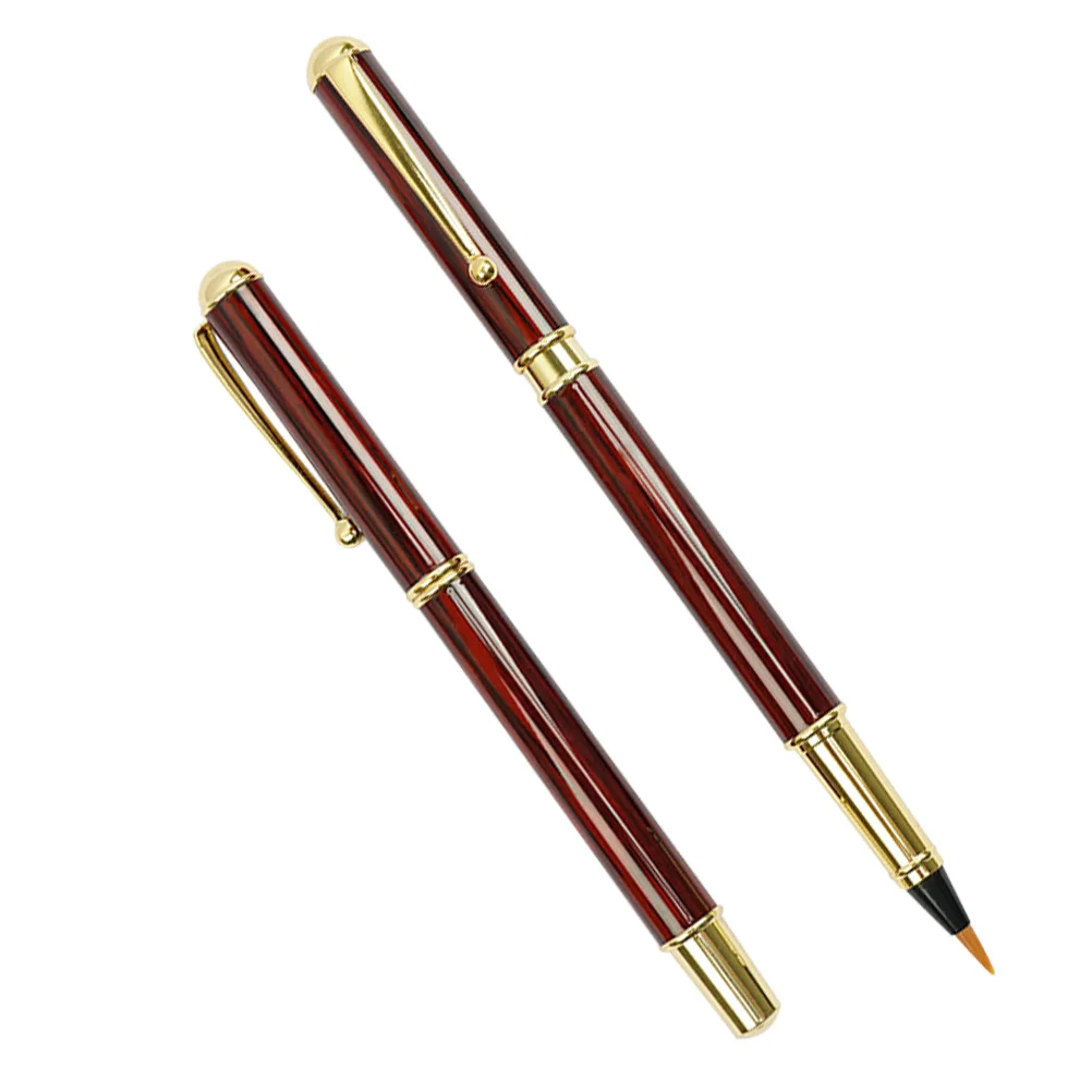 

1 set 1 Set Brush Pen Kit Refillable Fountain Calligraphy Pen For Beginners Writing Drawing Watercolor Practice Student Gift