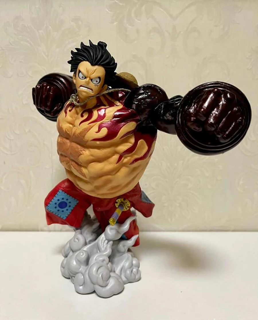 Original Banpresto One Piece BWFC Super Master Stars Piece SMSP Gear 4 Luffy Action Figure Collectible Model Doll Toys Figurals