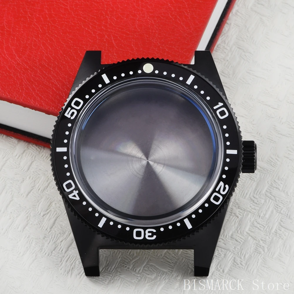

Корпус Heimdallr Limited Edition Black 62MAS, подходит для механизма NH35/36, циферблат 32,5 мм, сапфировое стекло, керамический безель.