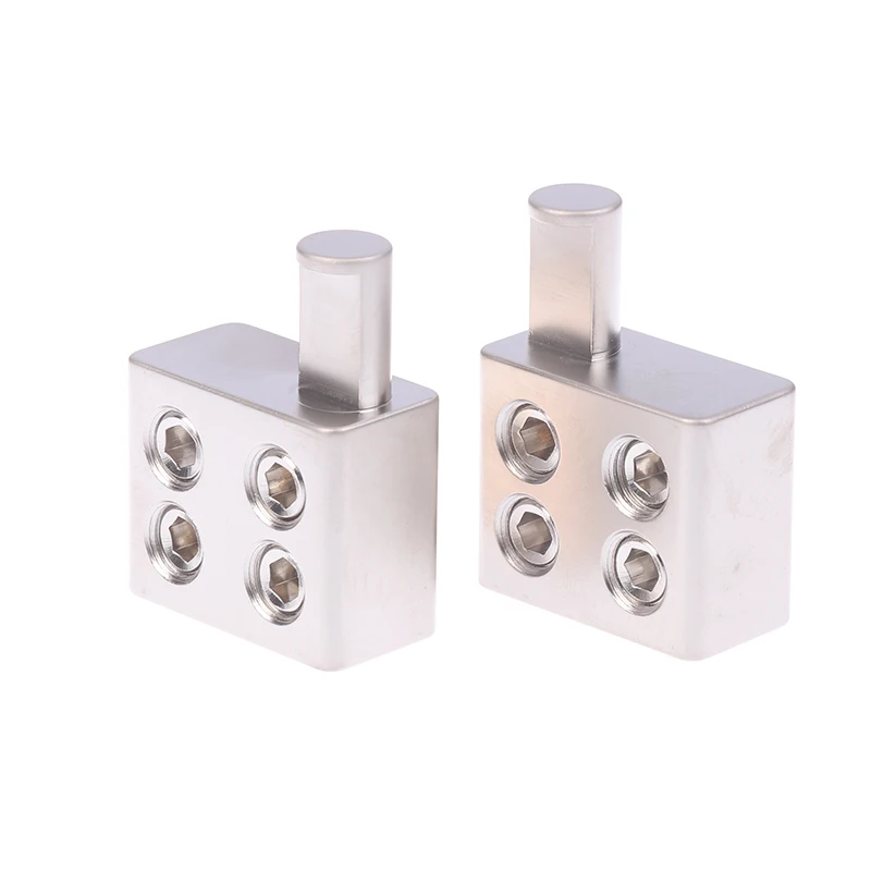 1 زوج سيارة مقسم صوت سلك إمداد الطاقة محطة مضخم الصوت المزدوج 1/0 مقياس إلى 1/0 مقياس أمبير المدخلات المخفضات التفريغ