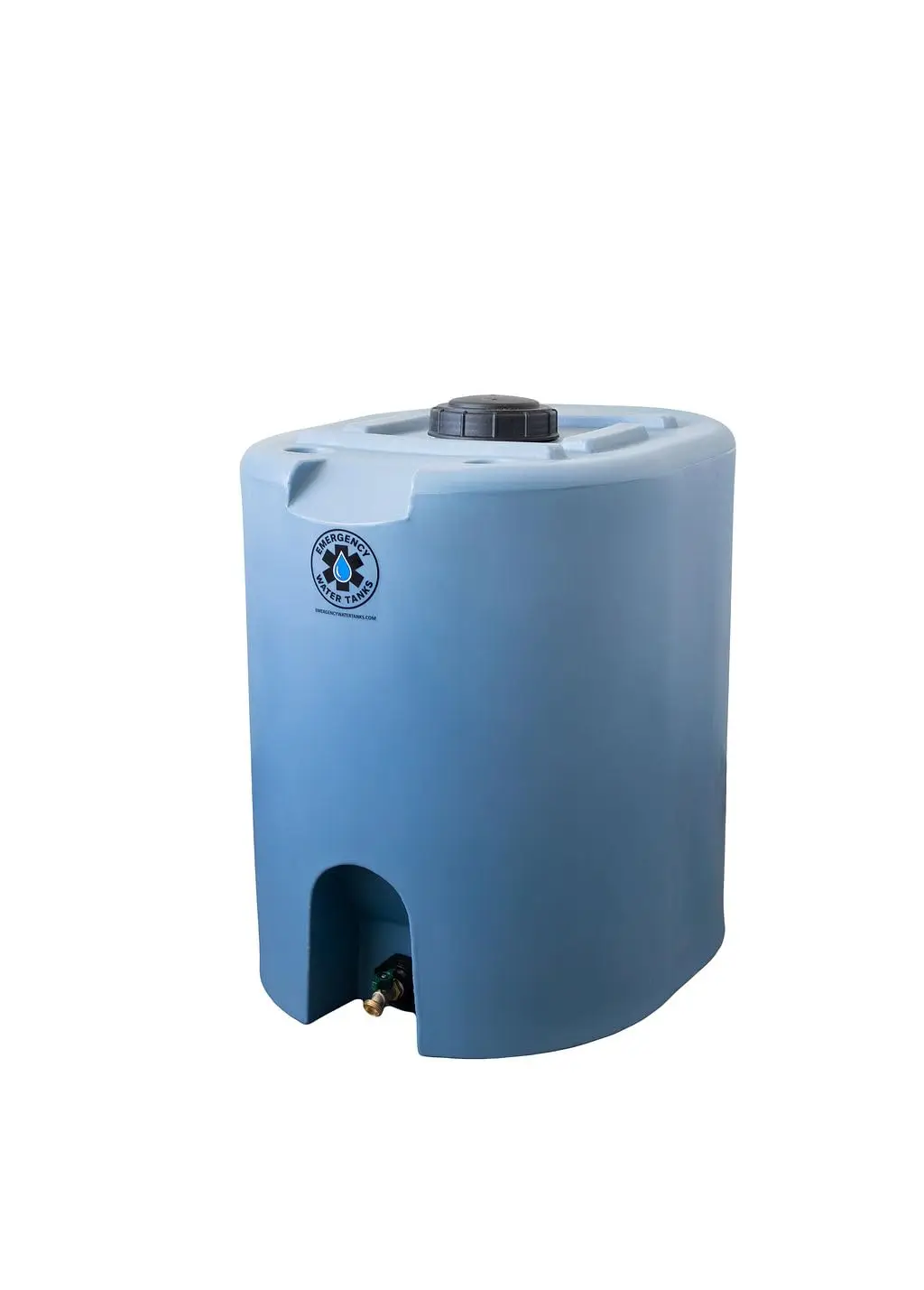 55 Gallon Stackable Emergency Water Storage Tank, Food Grade BPA-Free Water Container for Long-Term Home Preparedness