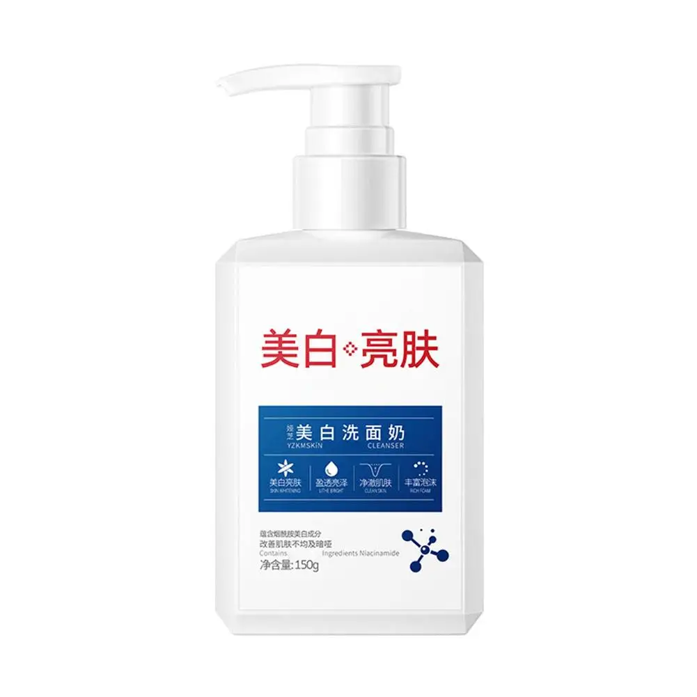 150g Whitening Cleanser Unisex Skin Cleanser Clean Deep Cleansing Mite Facial Skin Cleanser Removal Cream Care J4F1