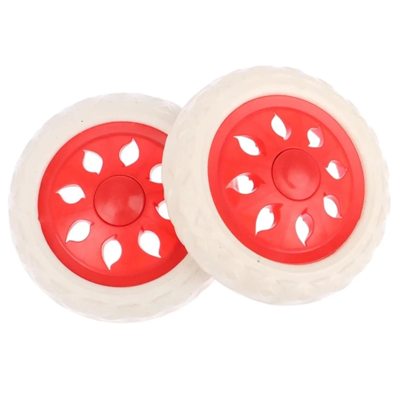 Heavy Duty Rubber Foam Wheels Cart Wheel Replacement Universal Swivel Wheels for Portable Laundry Cart