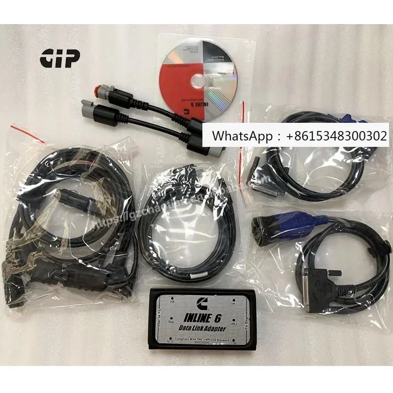 

Cummin-s diagnostic tool INLINE 6 Data Link Adapter truck heavy duty diagnostic OBD-II scanner timing tools 3165033
