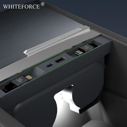 For Tesla Model Y Juniper Intelligent Docking Station Type-C PD 120W Model 3 Highland Fast Charger USB Extender Docking Station