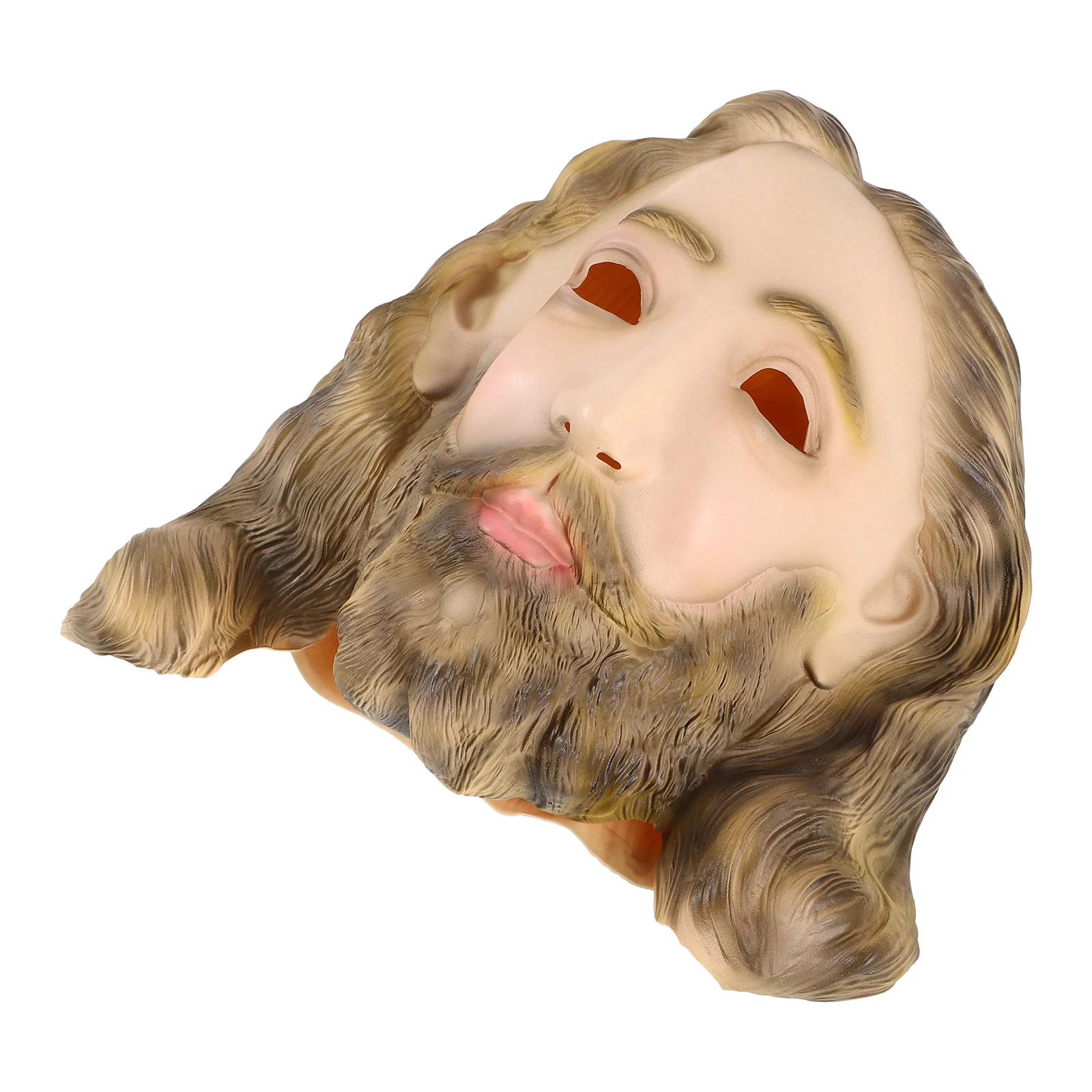 

Jesus Headgear Christmas mask Party Masquerade Costume Realistic Novelty Photo Prop Festive Holiday Accessories